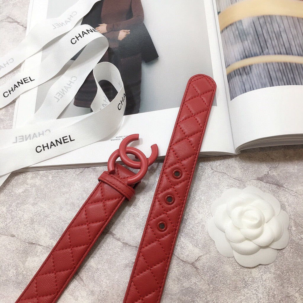 Chanel Belt With Double C Buckle