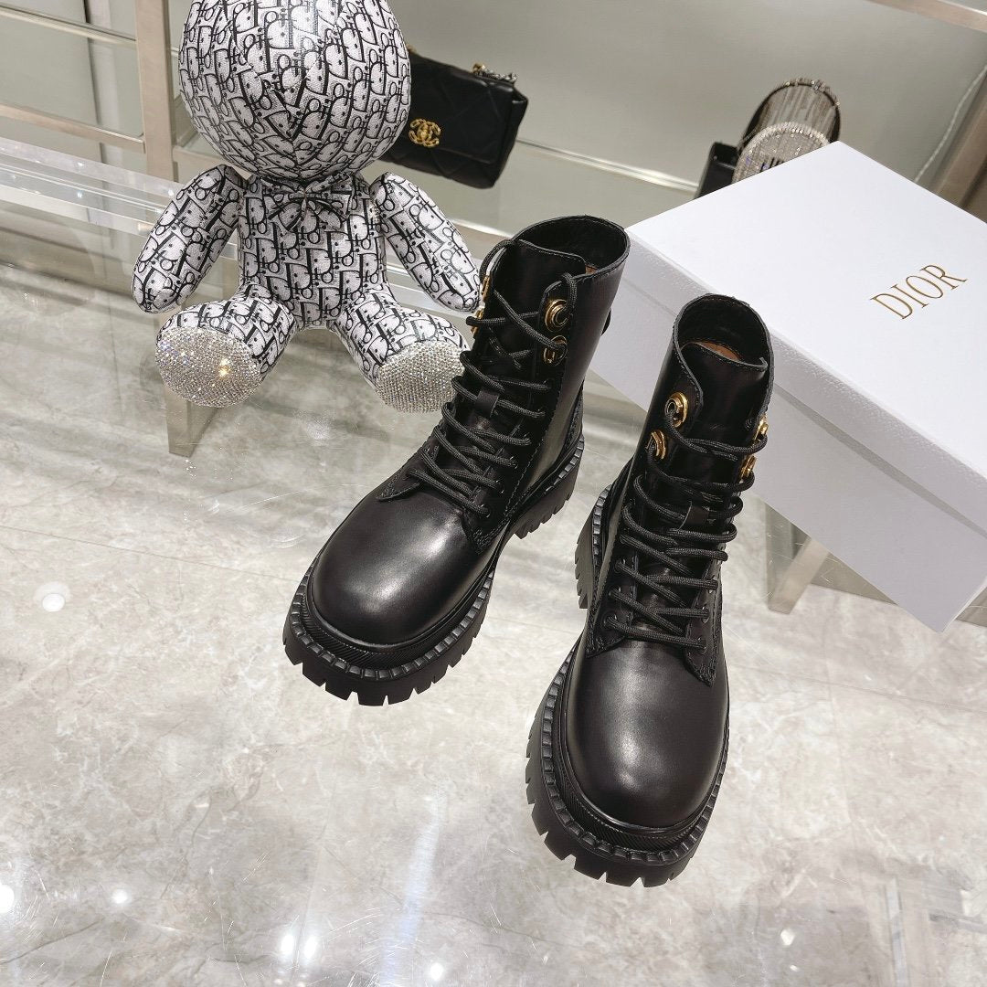 Dior Empreinte Ankle Boot Black