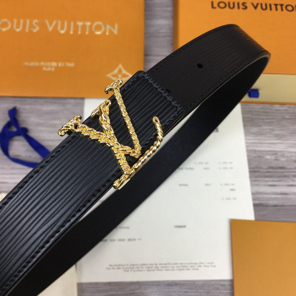 Louis Vuitton Malletier Belt Black