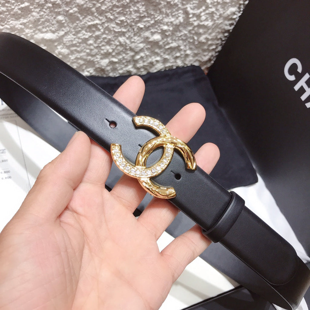 Chanel Belt With Double C Buckle