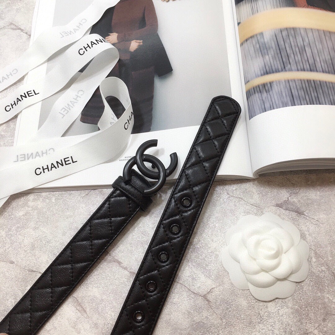 Chanel Belt With Double C Buckle