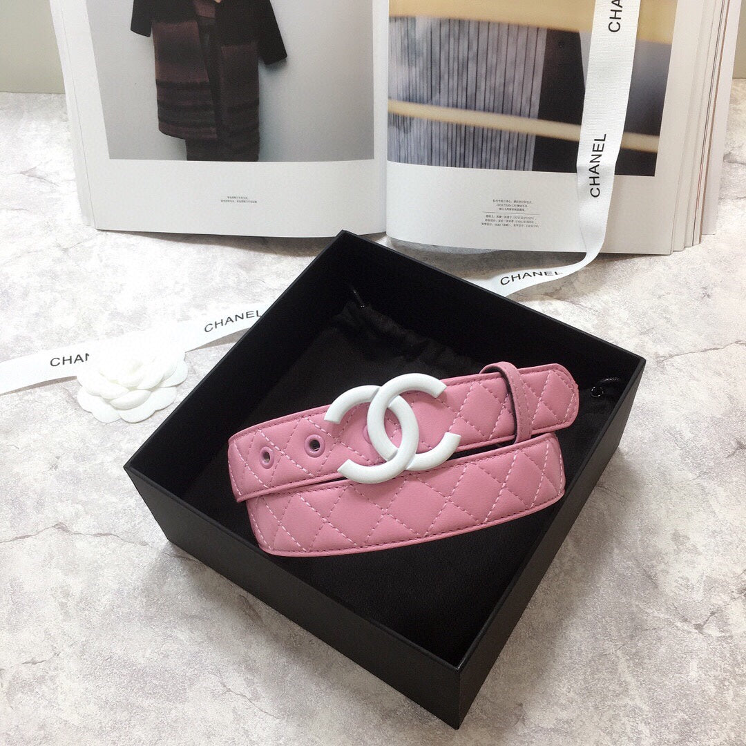 Chanel Belt With Double C Buckle