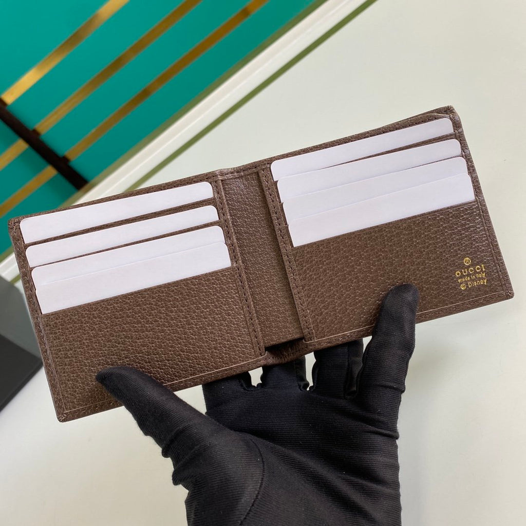Gucci Disney Donald Duck Brown Wallet 11cm