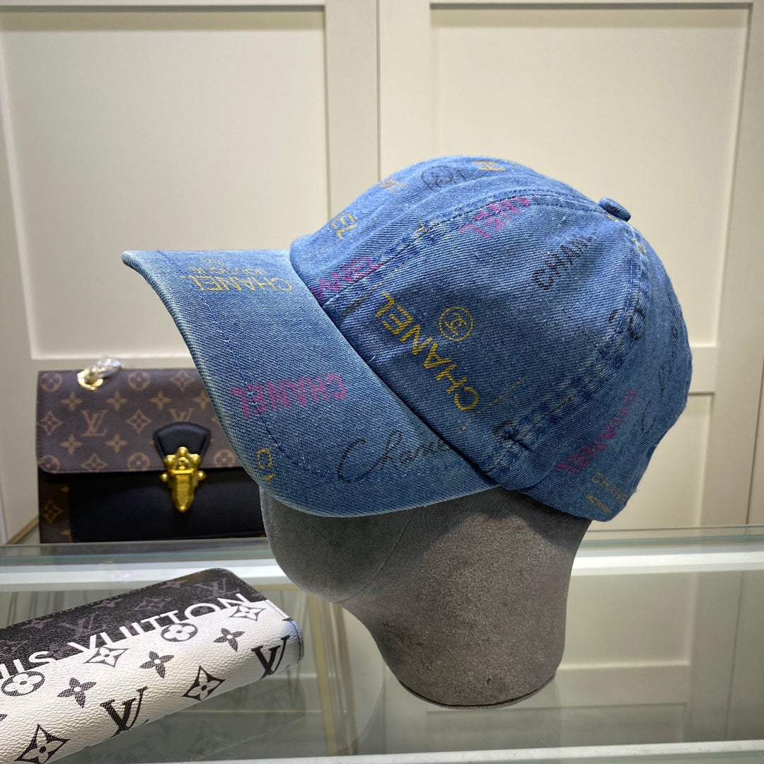 Chanel Blue Cap