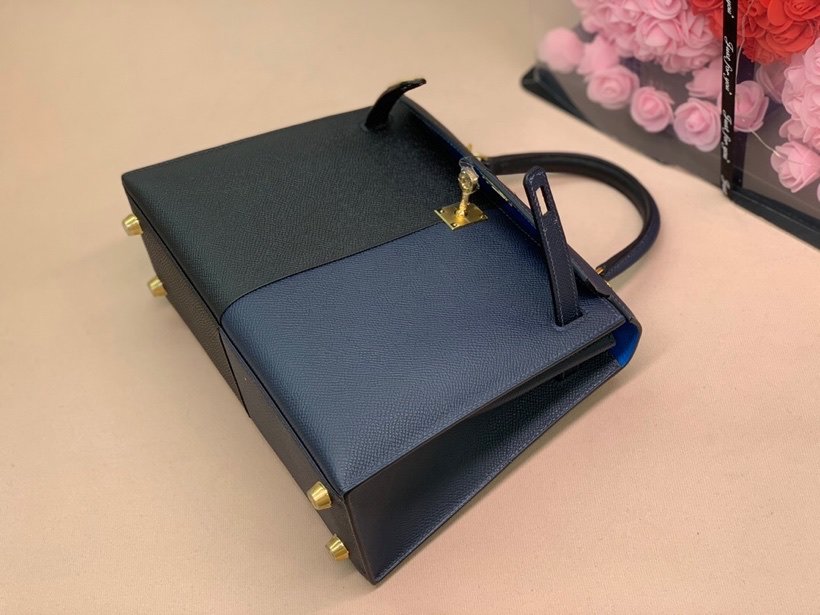 Hermes Epson Bi Color Custom 28cm Black/Blue