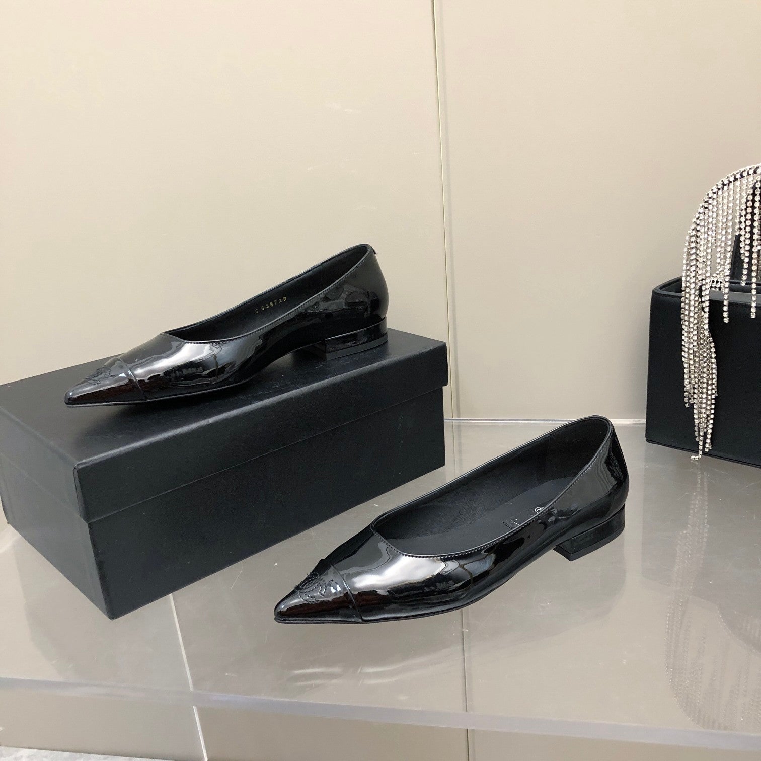 Chanel Flats Black