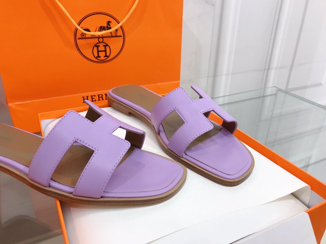 Hermes Oran Sandal Jade