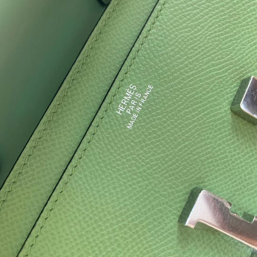 Hermes Constance Togo 21cm Green