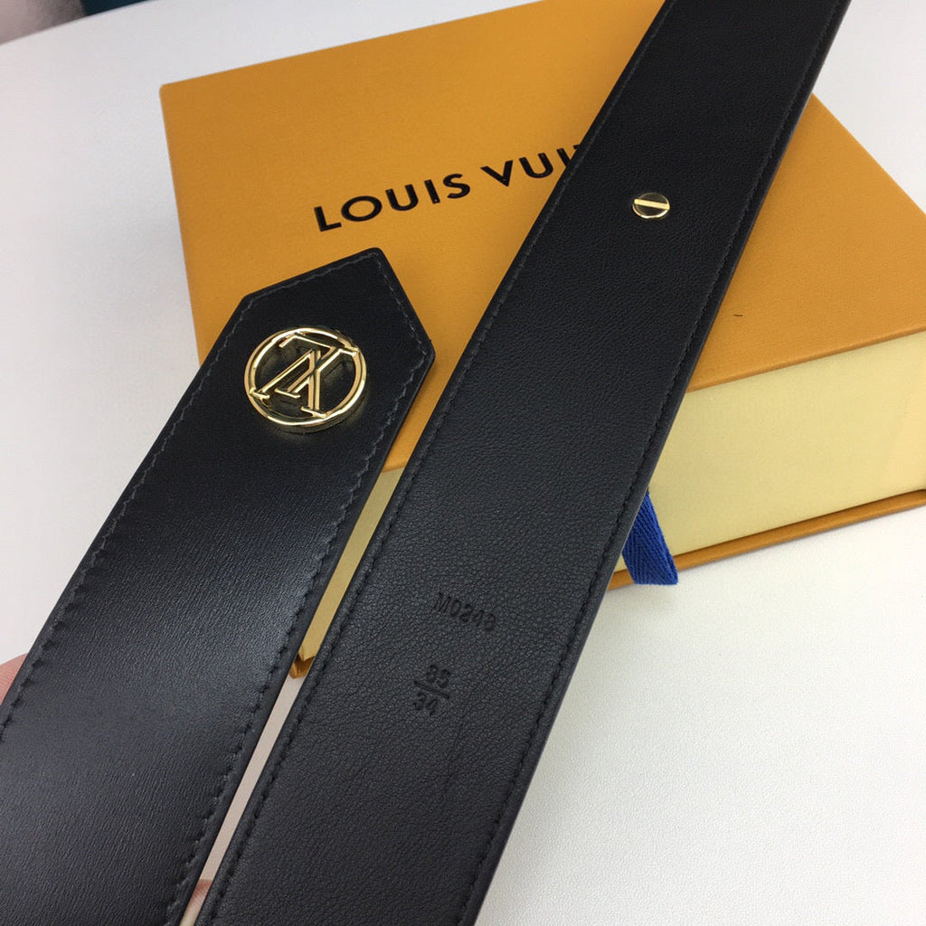 Louis Vuitton Cricle Iconic Belt Black