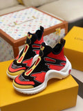 Louis Vuitton Archlight Sneakers Technical Fabric Calfskin Leather Spring/Summer Collection 1A7TW8, Red