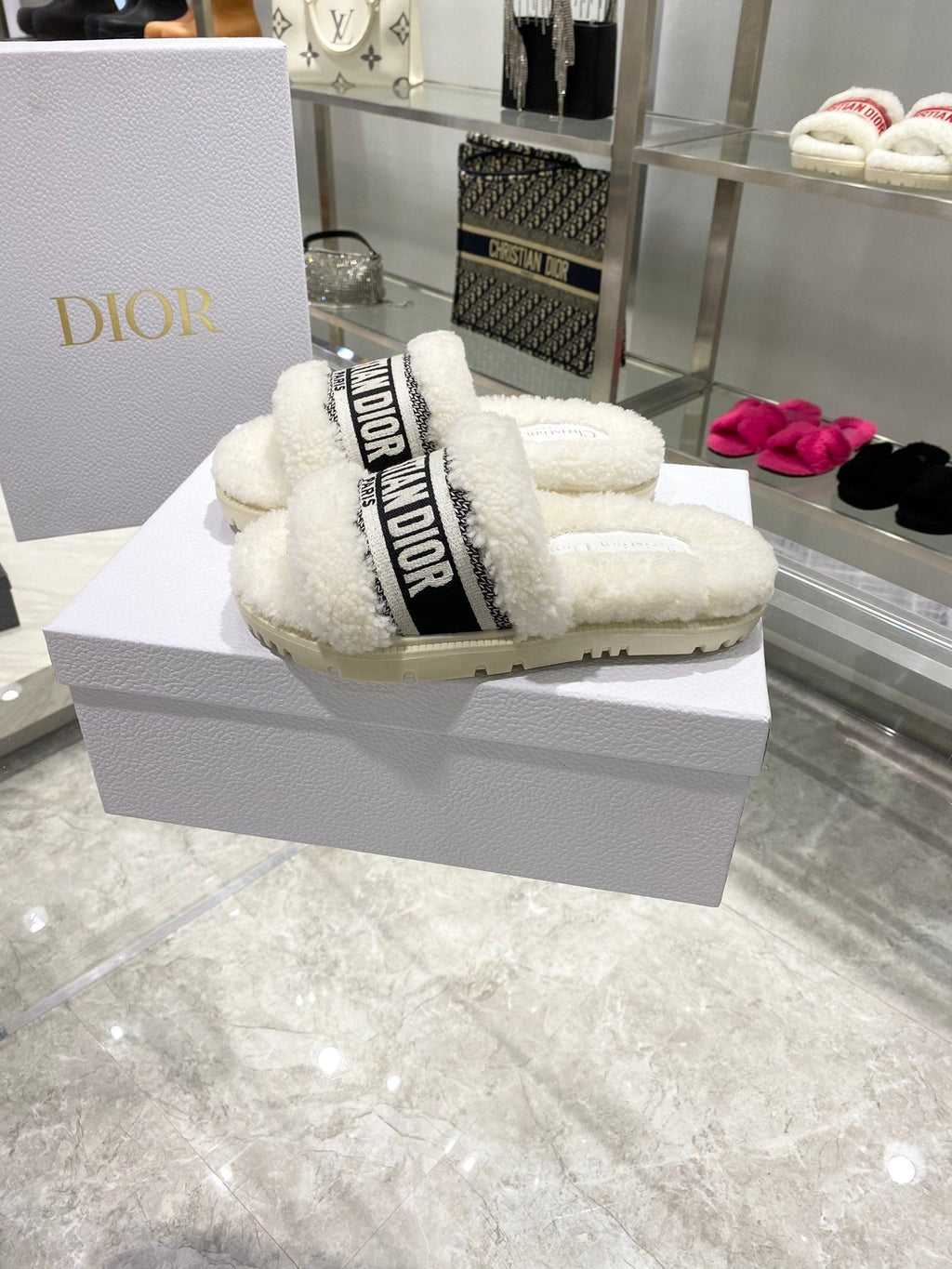 Dior Chez Moi Slide White