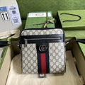 Gucci Ophidia GG Small Messenger Bag 24cm Beige