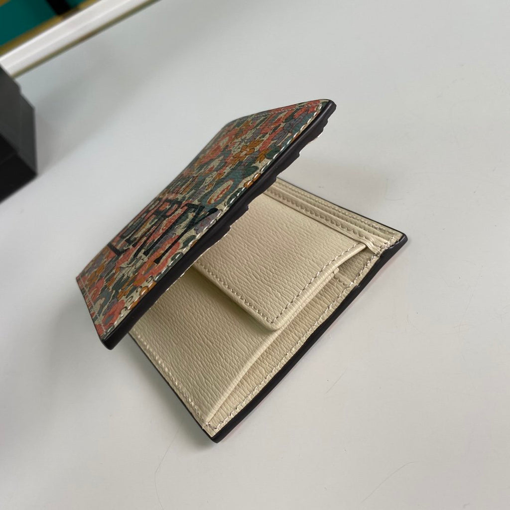 Gucci Liberty Floral Pink Wallet 11cm