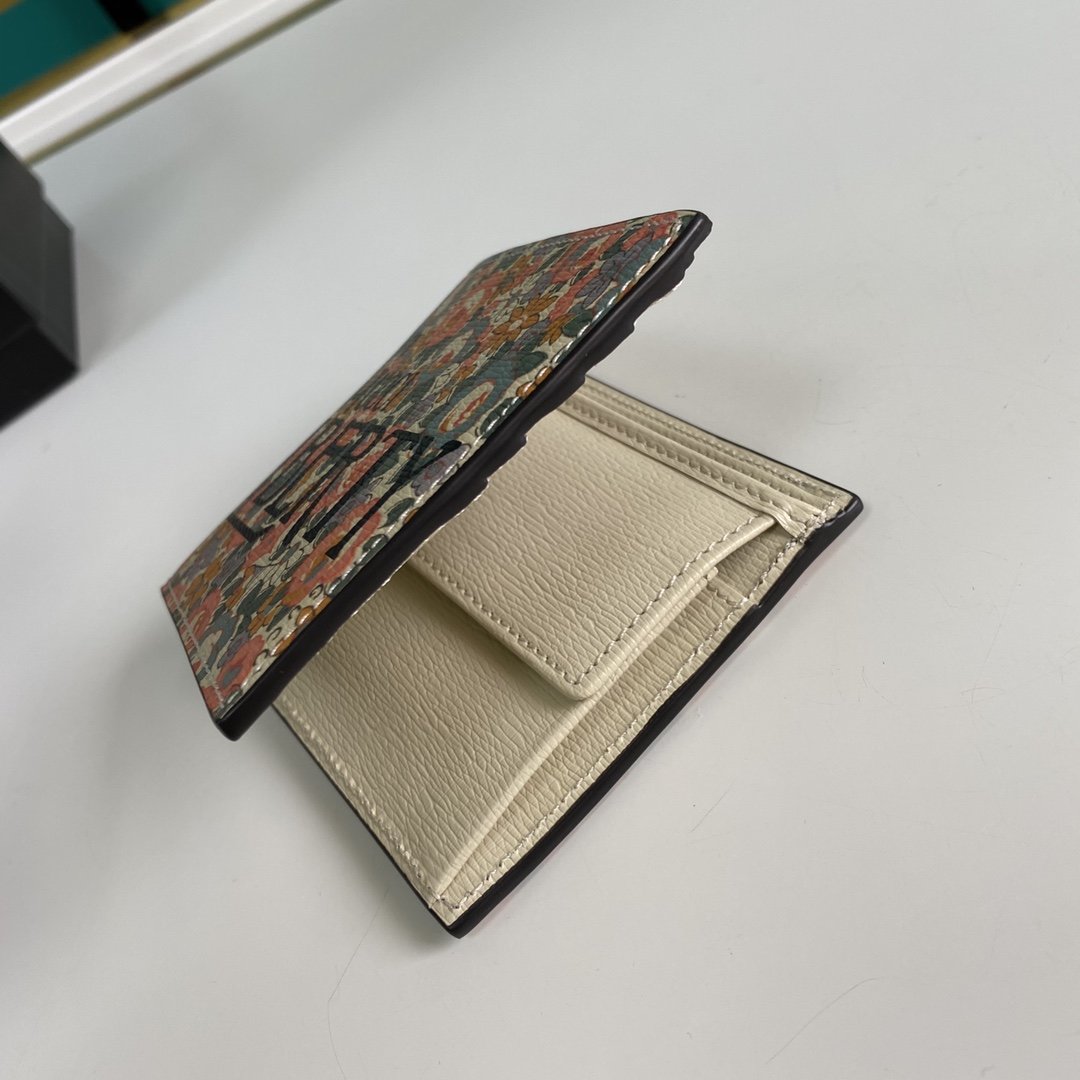 Gucci Liberty Floral Pink Wallet 11cm