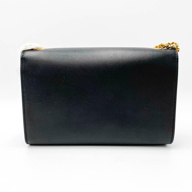 Saint Laurent Monogram Kate Small Smooth Calfskin Tassel On Chain Black Leather Shoulder Bag