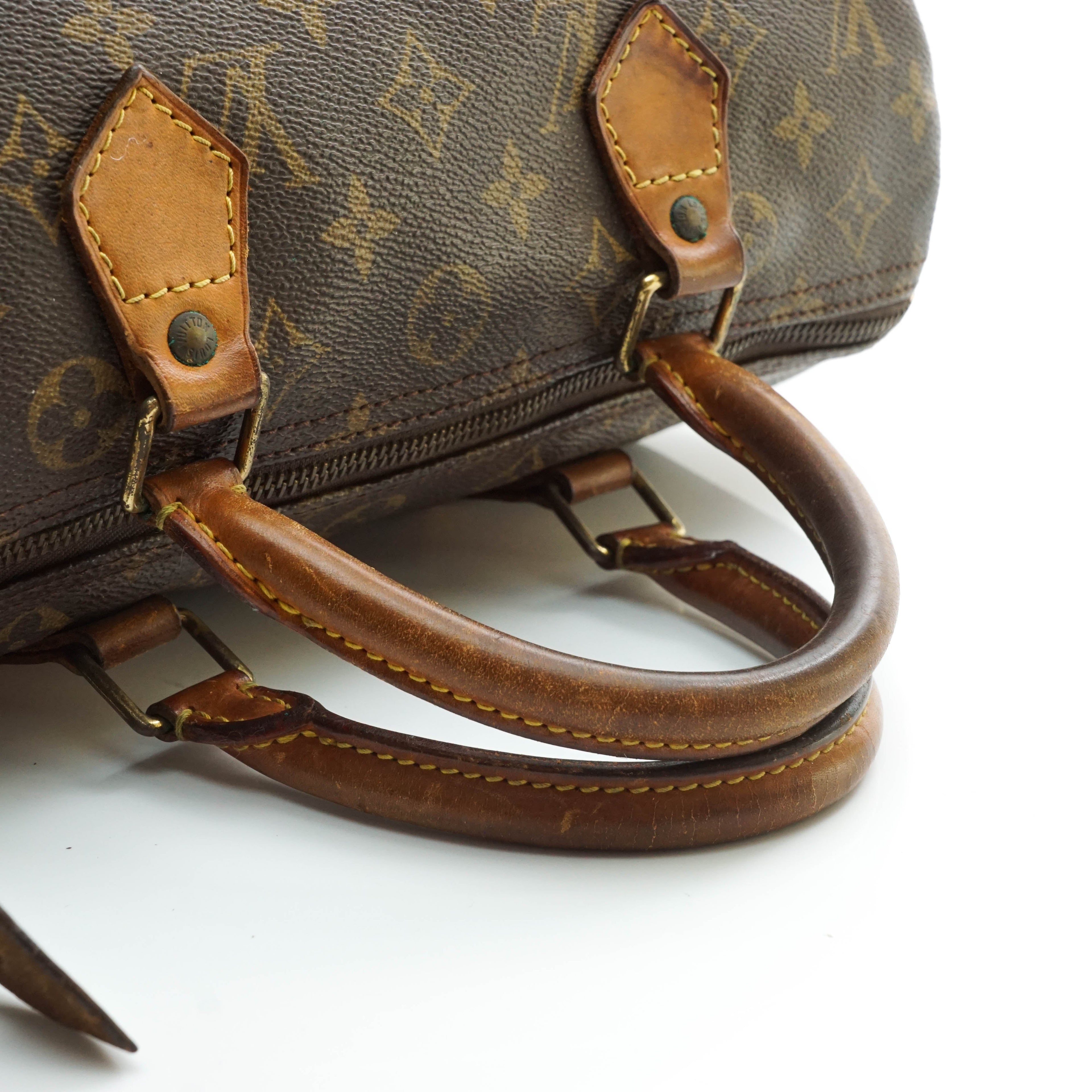 Louis Vuitton Speedy 30 Satchel Bag