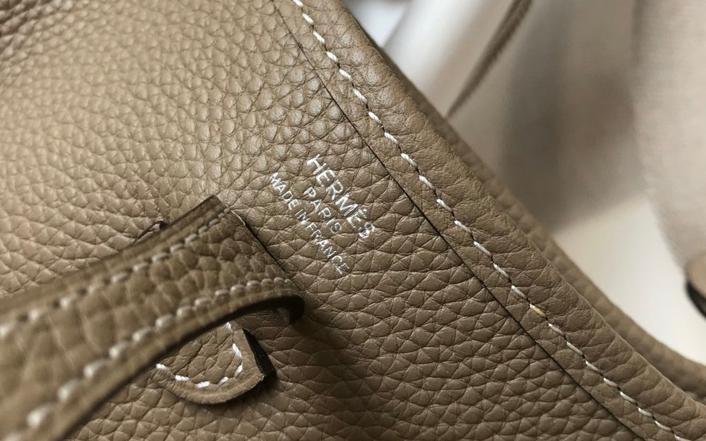Hermes Handle Bag 17cm Grey
