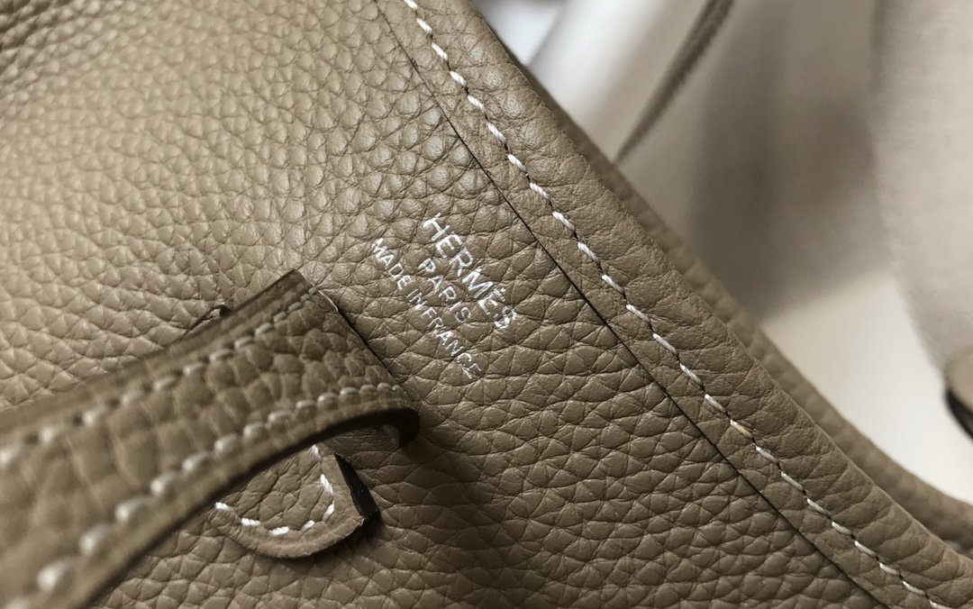 Hermes Handle Bag 17cm Grey