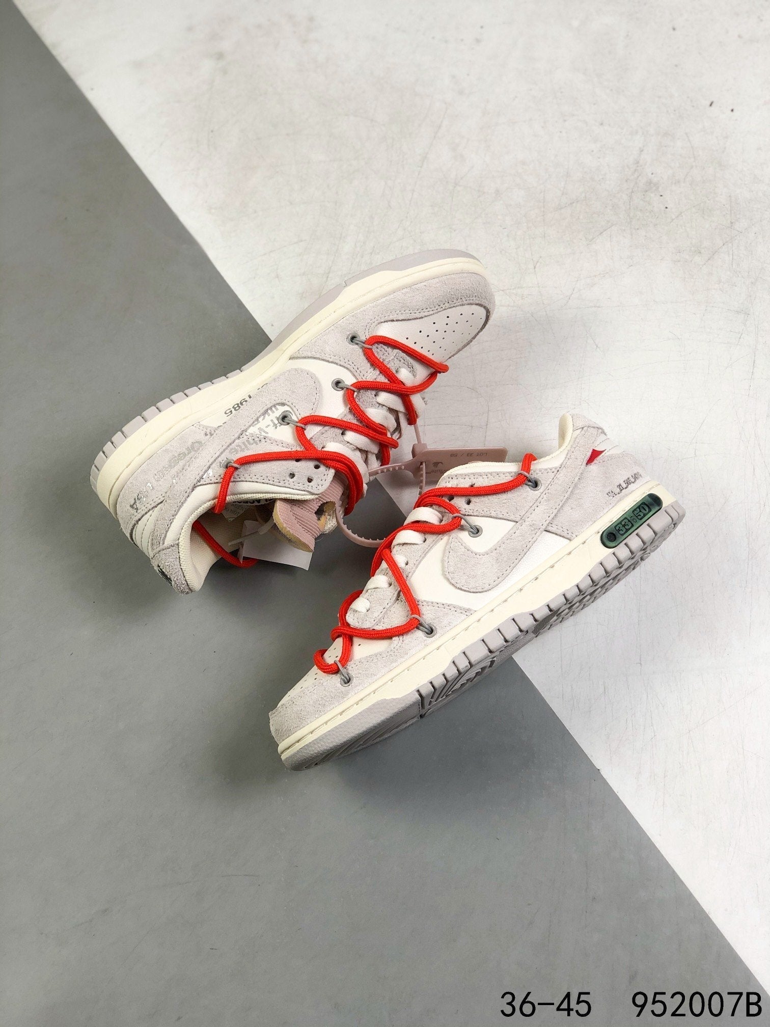Nike Dunk Low Off-White Lot List