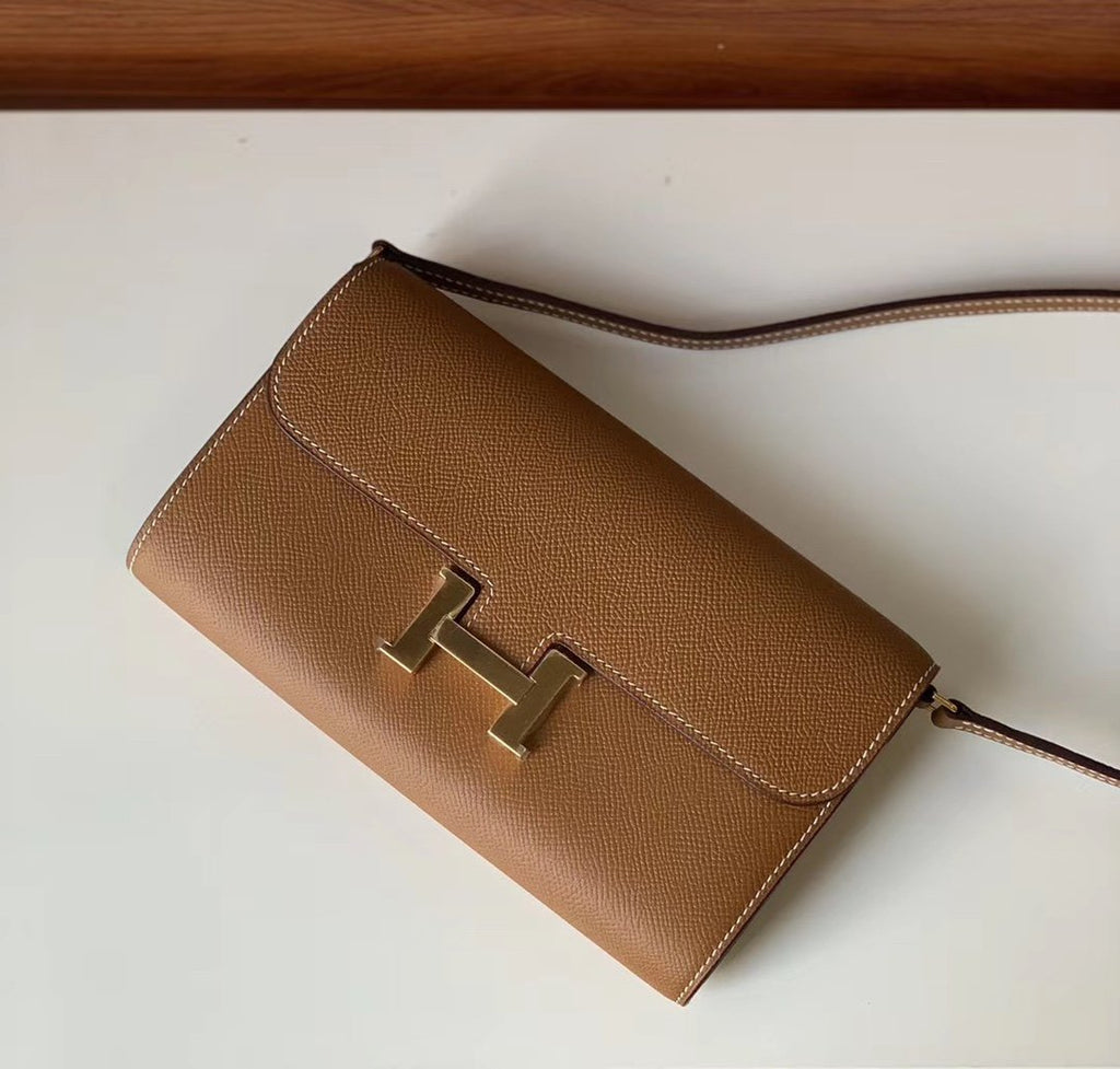 Hermes Constance Togo 21cm Brown