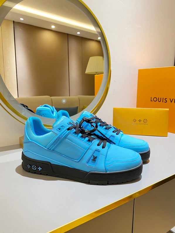 Louis Vuitton Trainer Sneaker Blue