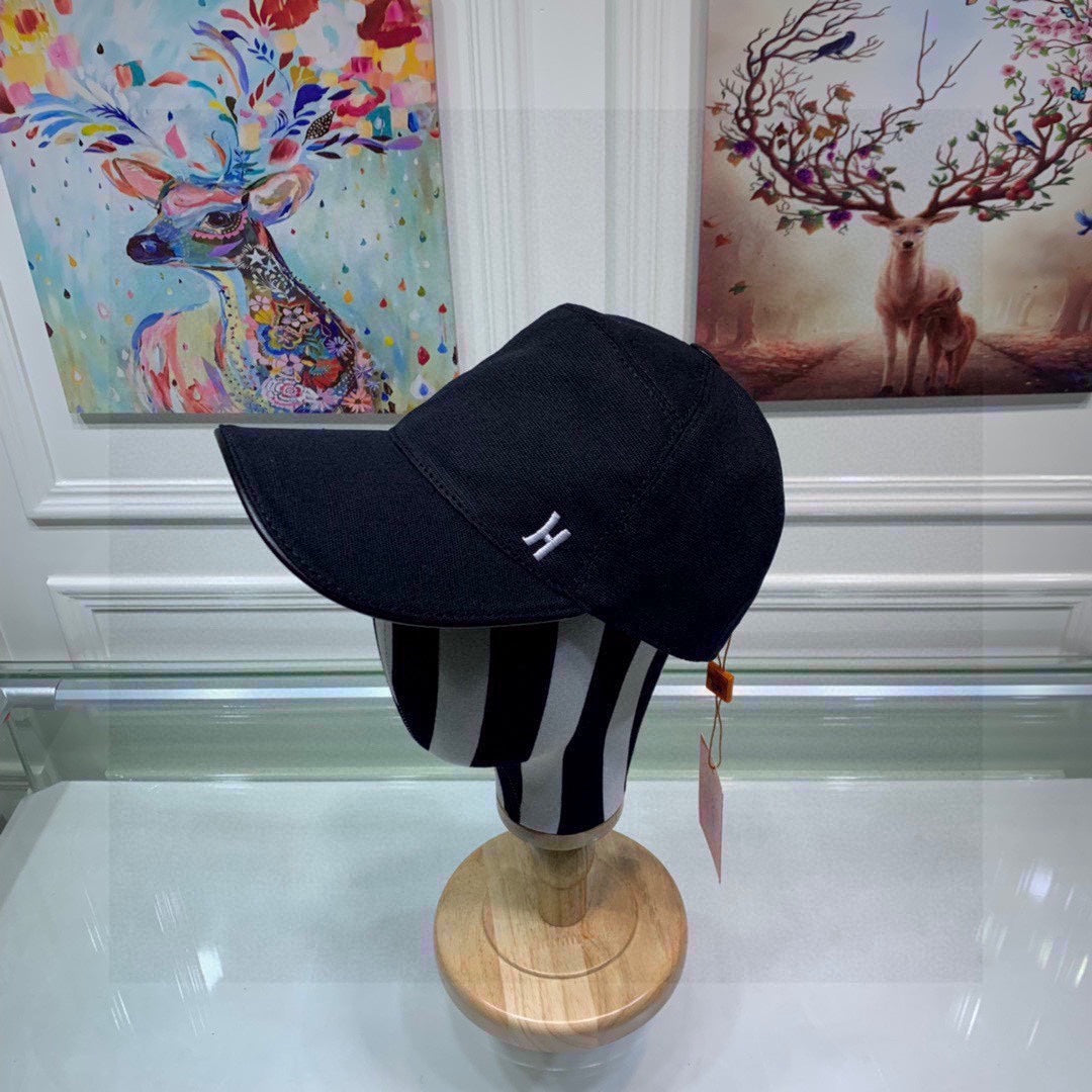 Hermes Davis H Primavera Cap Black