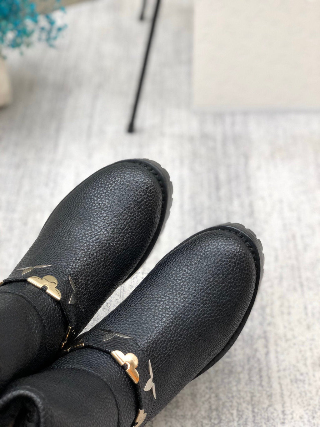 Louis Vuitton Discovery Flat Ankle Boot Black