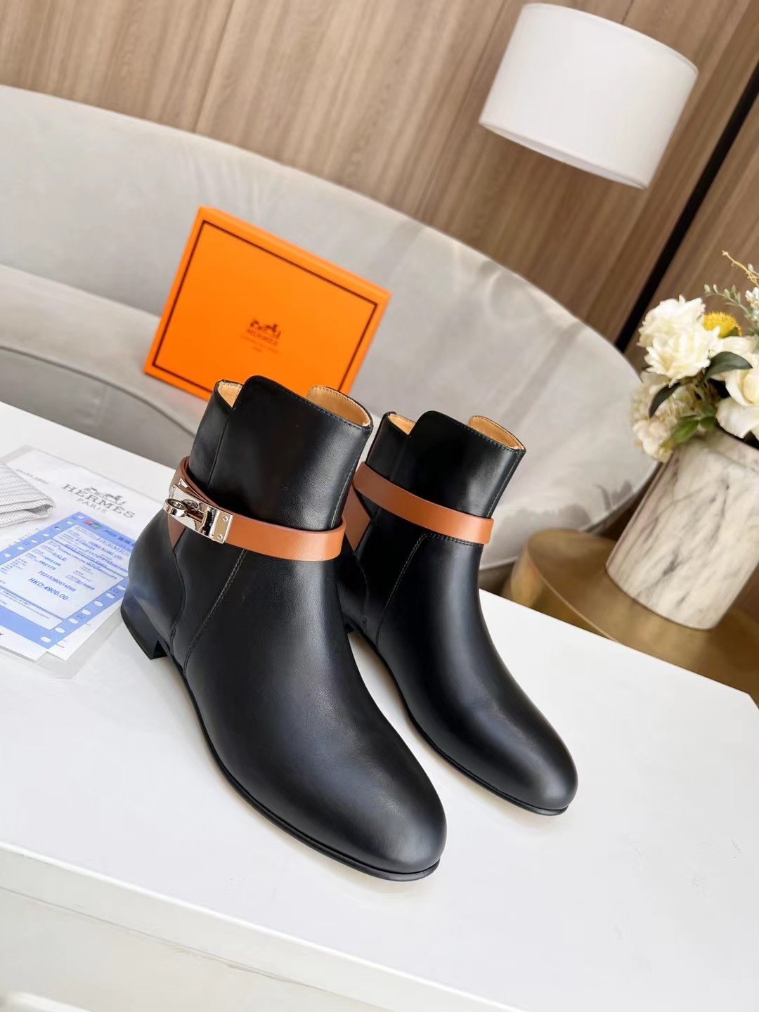 Hermes Neo Ankle Boot Black