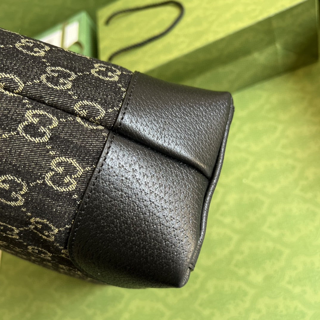 Gucci 631685 Ophidia Jumbo GG Medium Tote Bag 38cm Black
