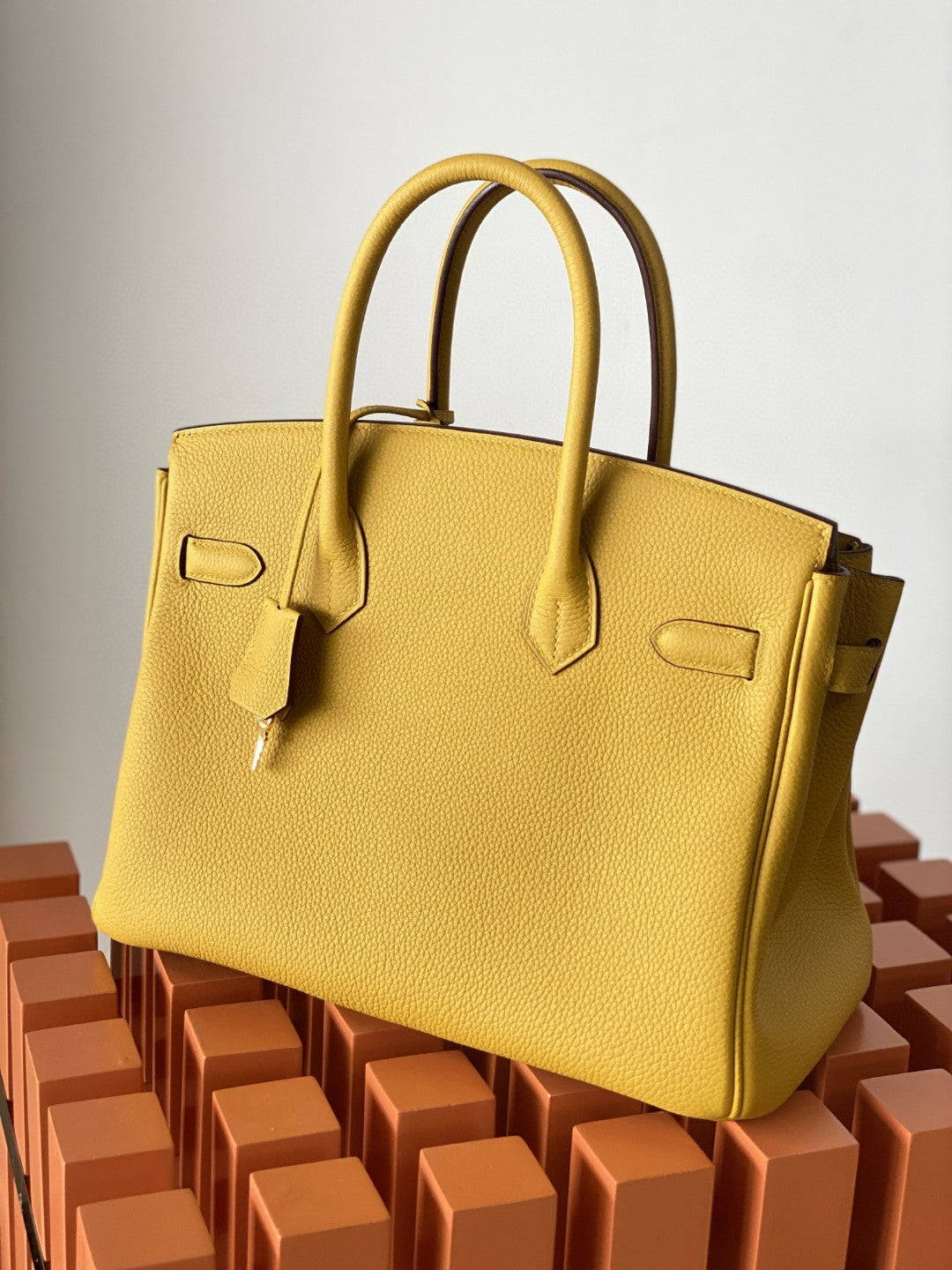 Hermes Birkin 30 Nata Swift Gold Hardware Yellow