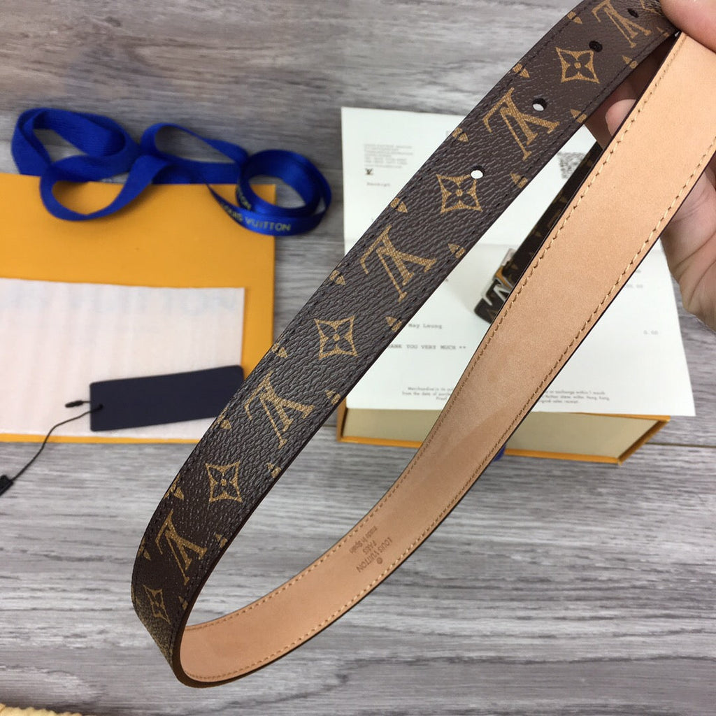 Louis Vuitton LV Initiales Belt Brown