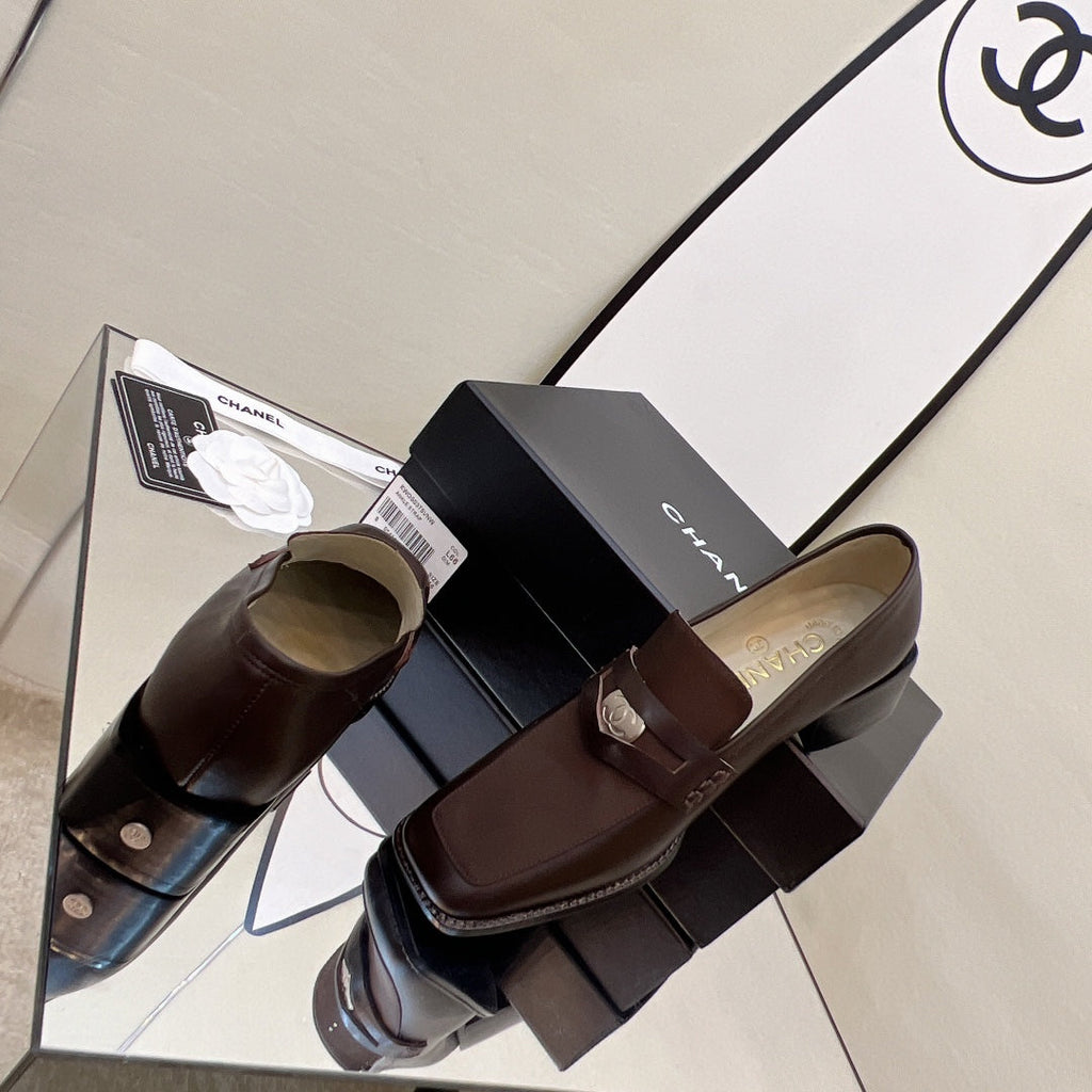 Chanel Loafers Brown