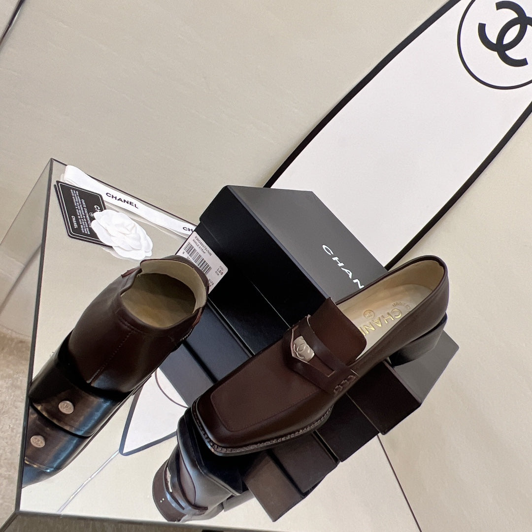 Chanel Loafers Brown