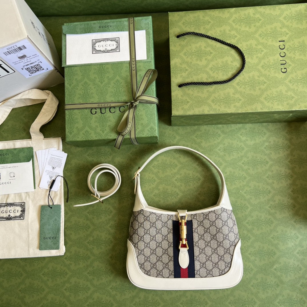 Gucci Jackie 1961 Small Shoulder Bag 24cm Beige