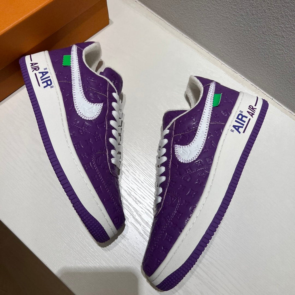 Louis Vuitton x Off-White x Nike Air Force 1 Purple