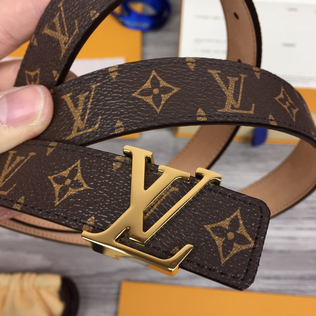 Louis Vuitton LV Initiales Belt Brown