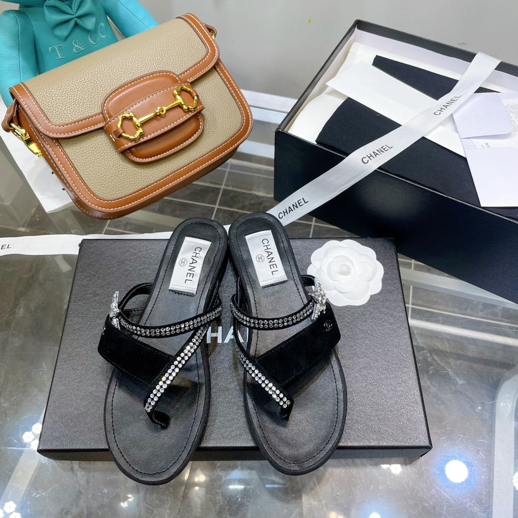 Chanel Sandals Black