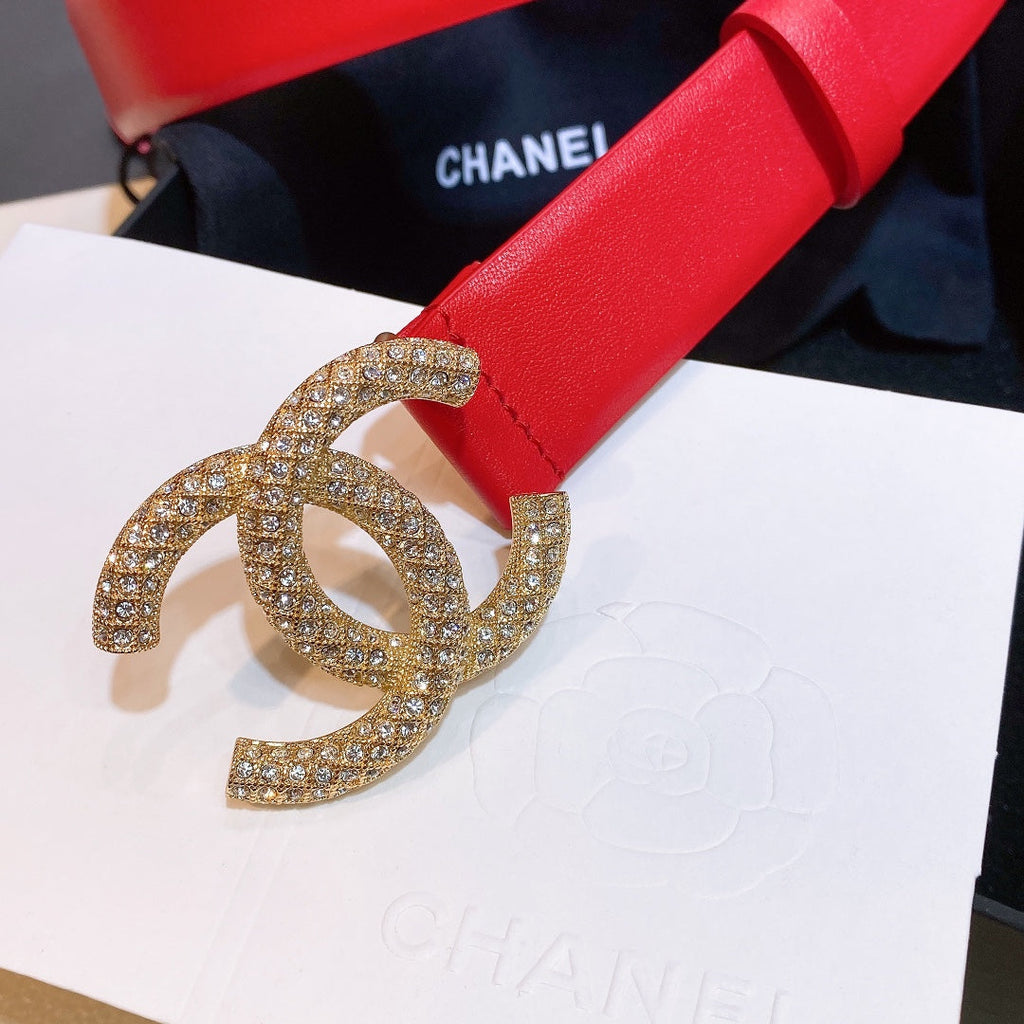 Chanel Belt With Double C Buckle