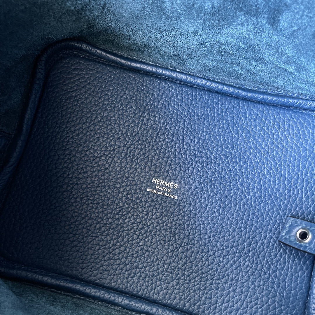 Hermes Picotin Lock 18 Bag Dark Blue