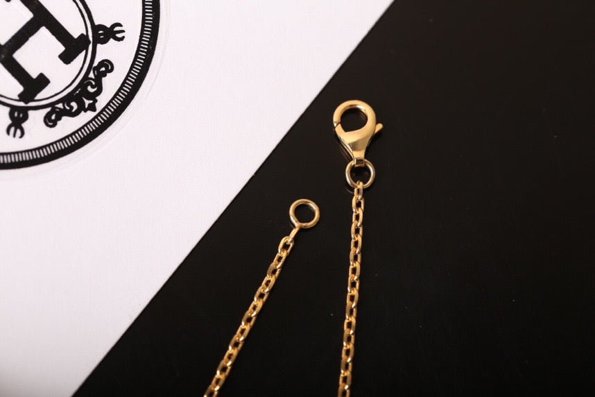 Hermes Necklace Gold