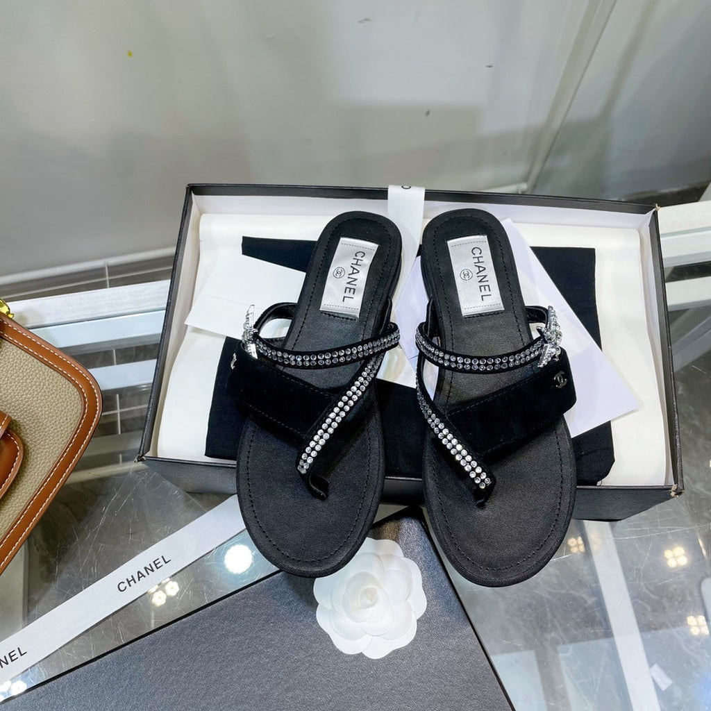 Chanel Sandals Black