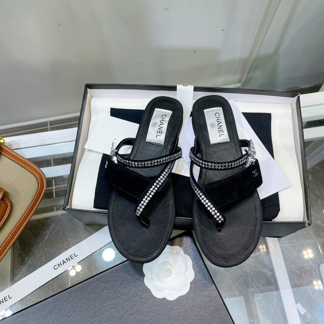 Chanel Sandals Black