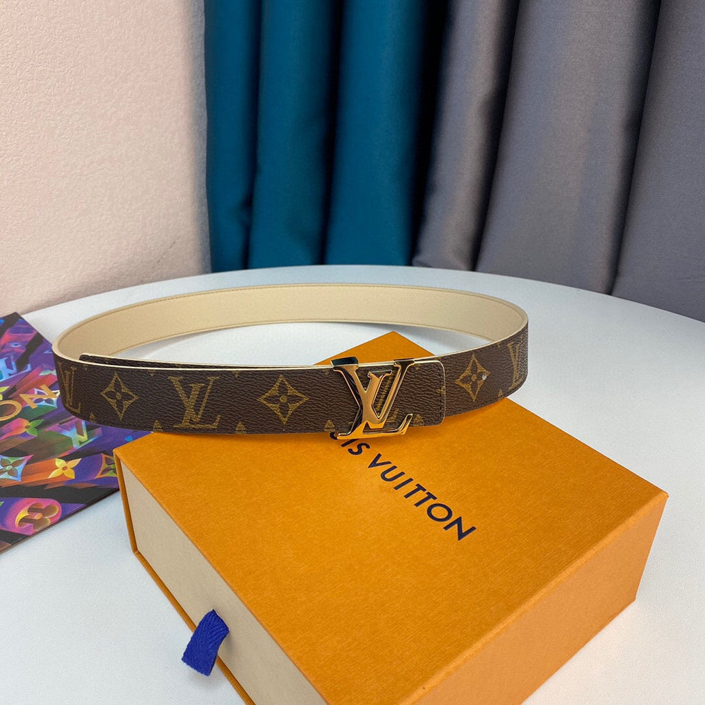 Louis Vuitton LV Initiales Belt Brown