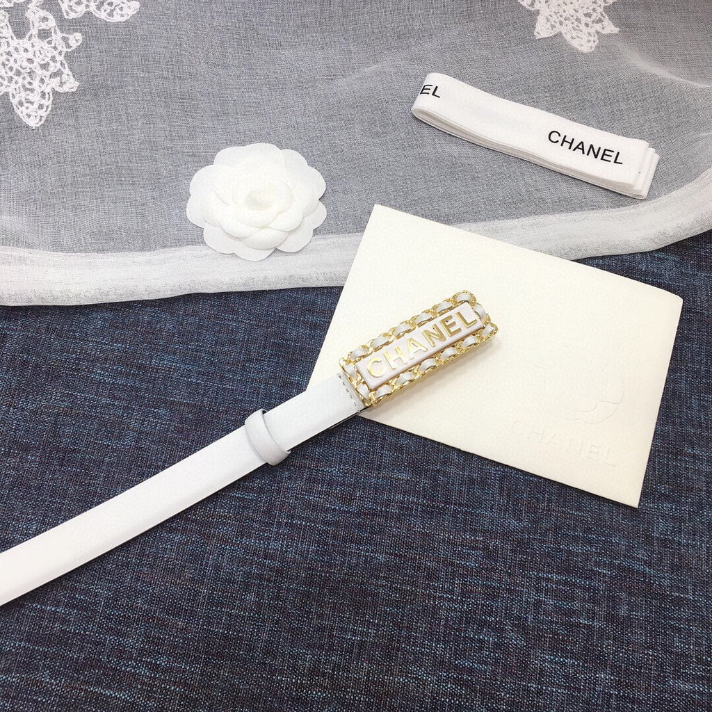 Chanel Belt With Double C Buckle
