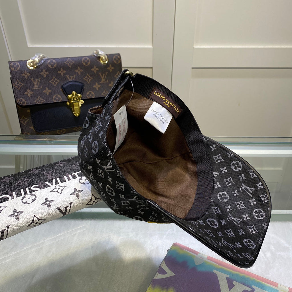 Louis Vuitton Monogram Embroidered Baseball Cap