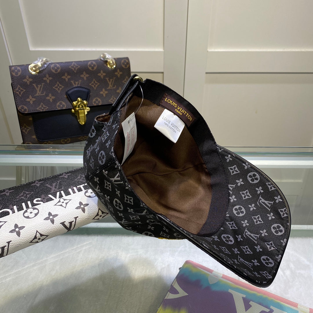 Louis Vuitton Monogram Embroidered Baseball Cap