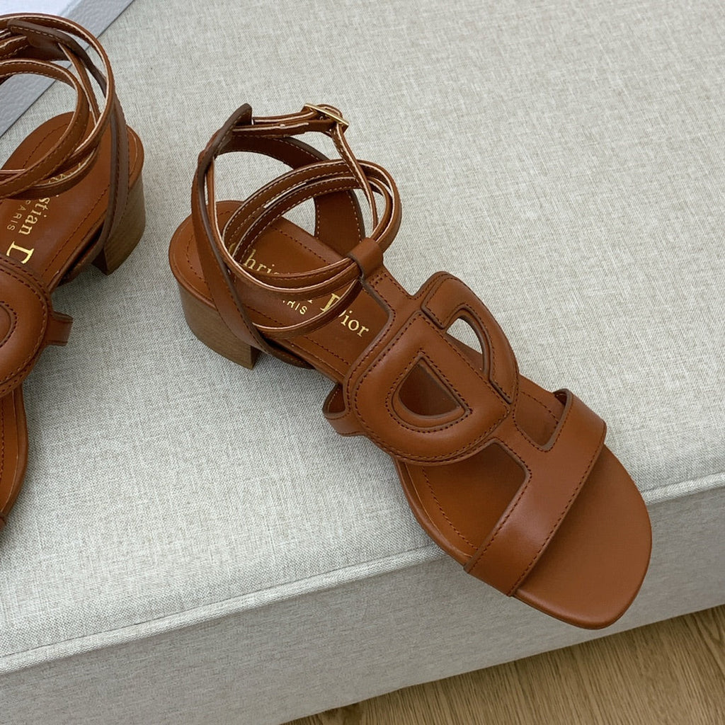 DiorAct Sandal 1.7 Inches Brown