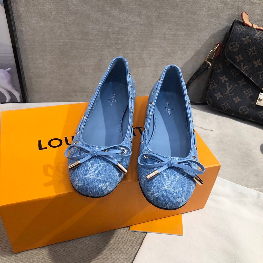 Louis Vuitton Gloria Flat Loafer Blue