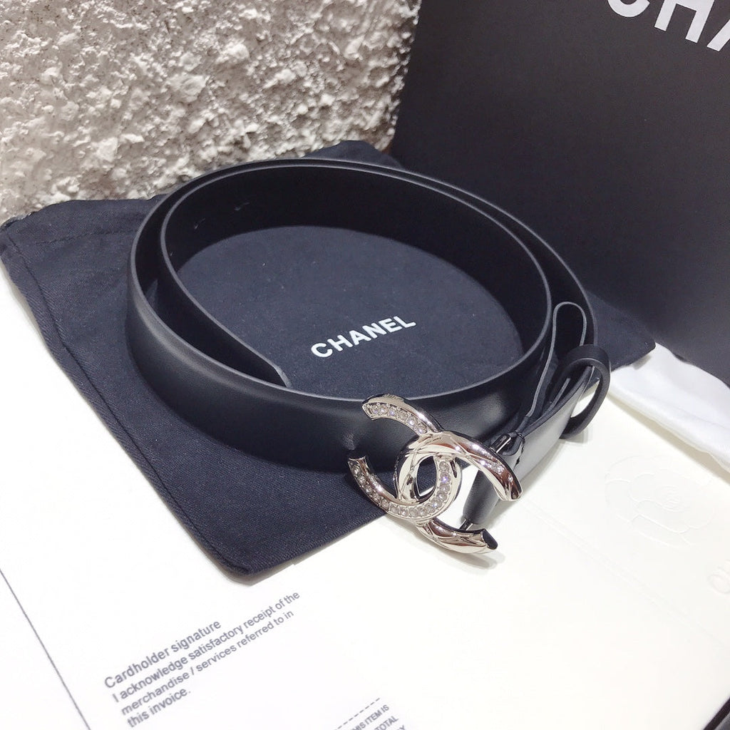 Chanel Belt With Double C Buckle