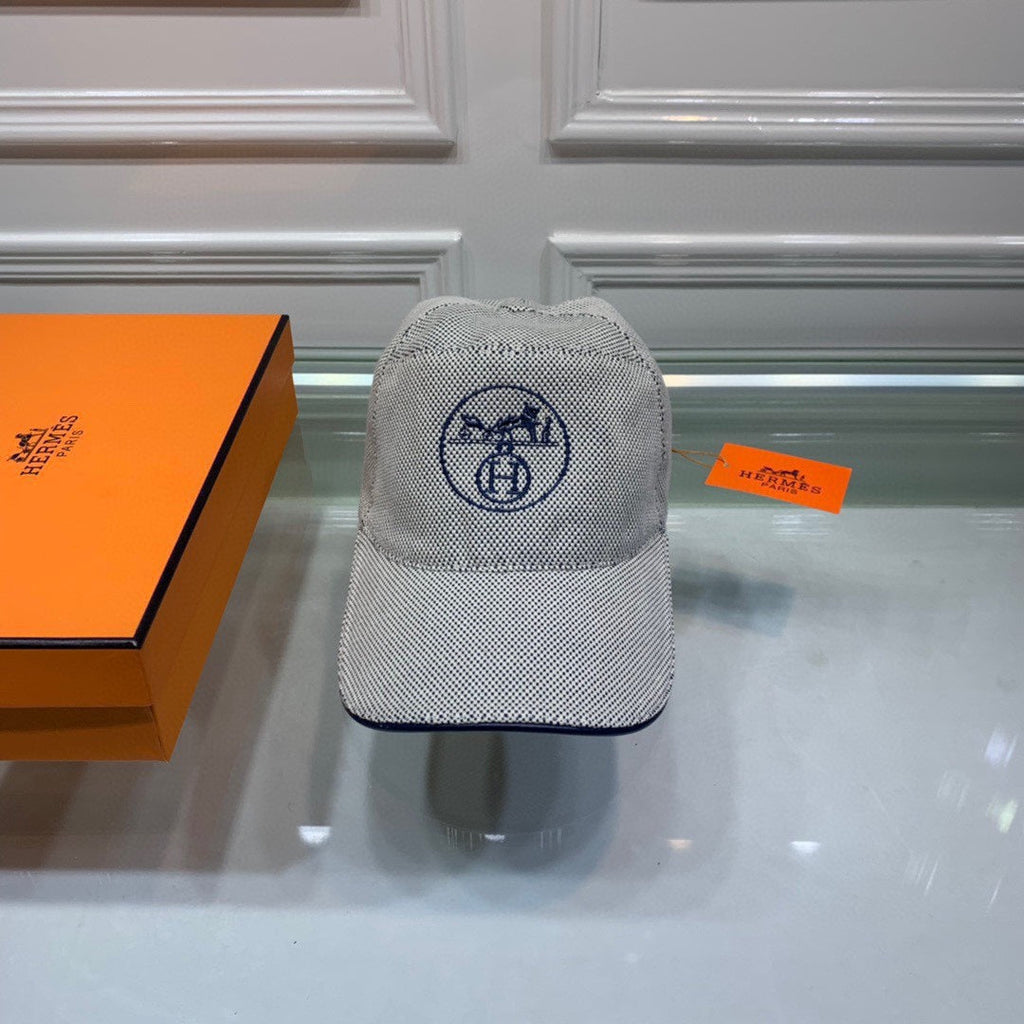 Hermes Davis H Primavera Cap Grey